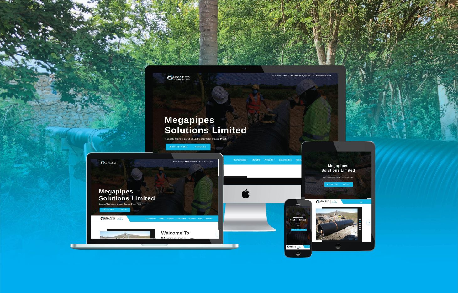 Megapipes Solutions Limited — Designekta Studios portfolio